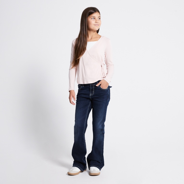 Wrap top "Bodil" Pink